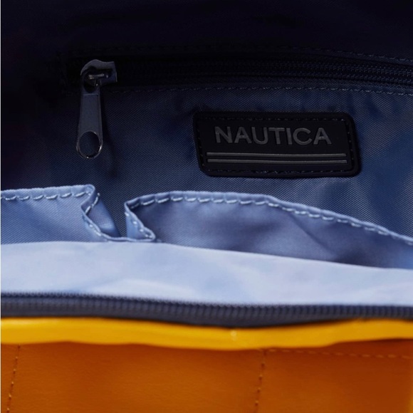 Women’s Bag NAUTICA Puff N Stuff Backpack Cornbread (Yellow) PVC AUTHENTIC New - Picture 3 of 6